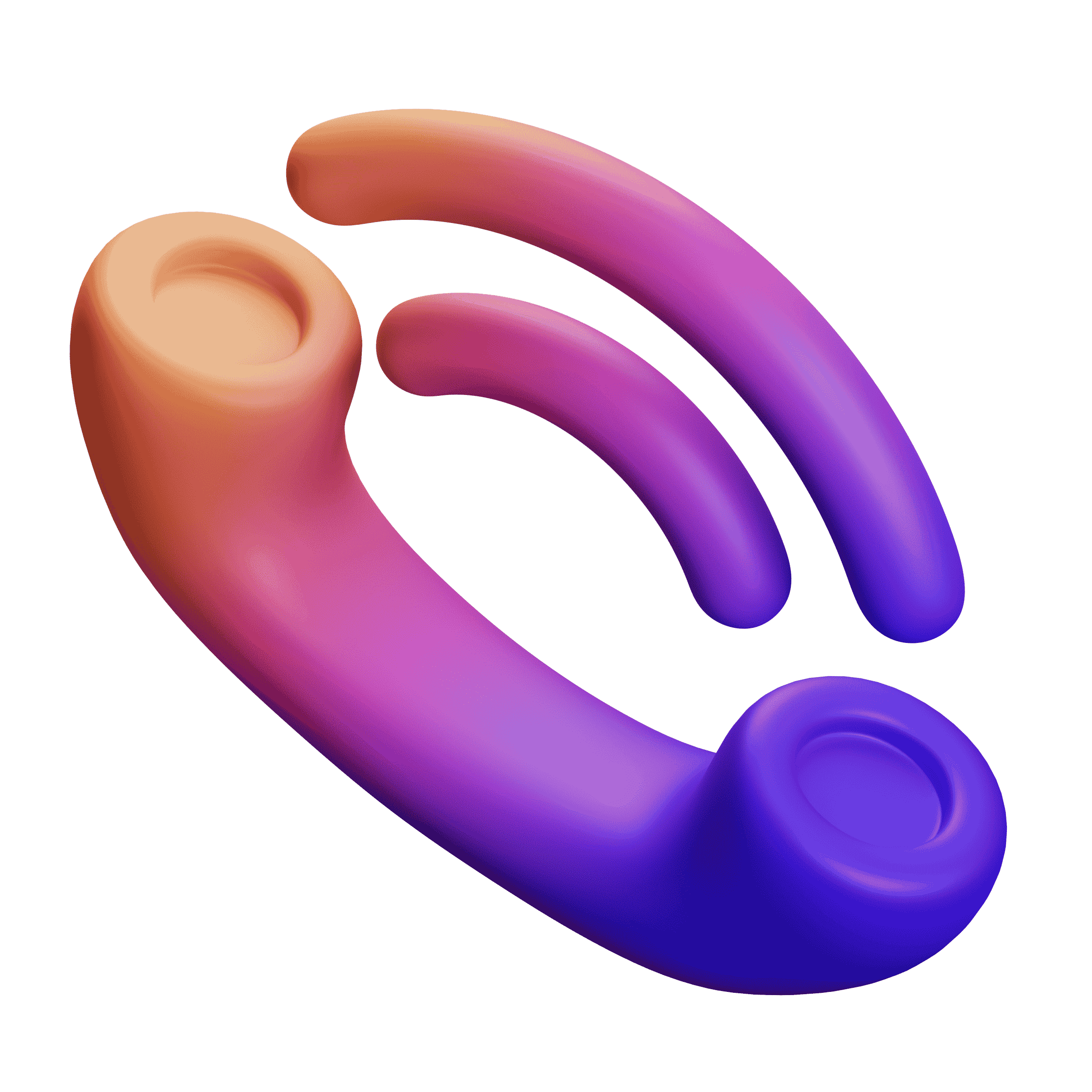 A smartphone featuring a vibrant purple and blue design, representing a digital marketing service in Dubai.