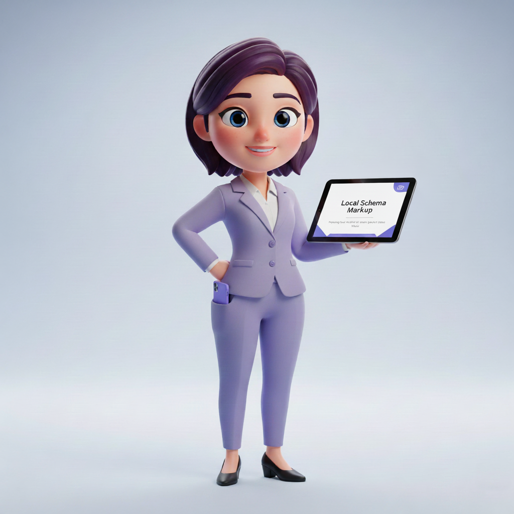 Local schema markup service improving local SEO and rich results visibility for businesses in Dubai